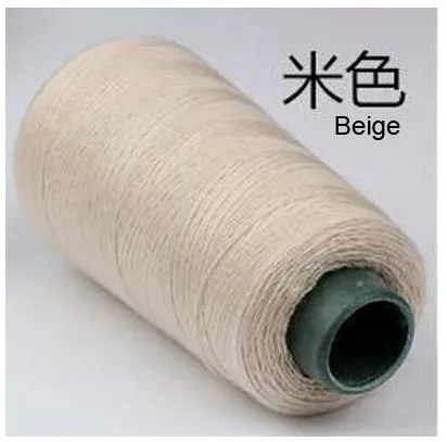 Beige 203 джинсовая нить дерзкая швейная машина Толстая линия 3 нити нить палатка зонтик резьба Толстая проводка джинсовая линия швейная нить - Цвет: Beige