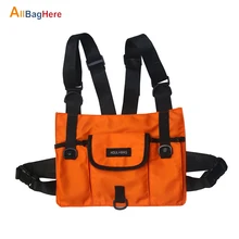 Горячая Ins модная нагрудная сумка для пары хип-хоп жгут нагрудный жилет с карманами уличная Женская функциональная тактическая упаковка поясная упаковка