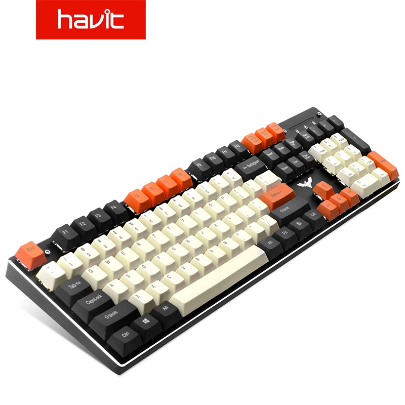 Колпачки для клавиш Havit PBT игровая механическая клавиатура сделай сам полный набор Cherry MX черные белые
