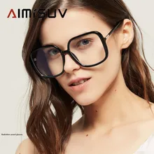 AIMISUV, очки для компьютера, оправа, женские лучи, радиационные очки, пластиковая оправа, унисекс, анти-синий светильник, очки для женщин, оптические