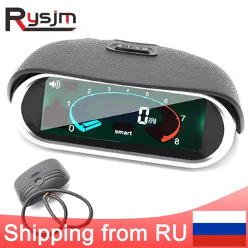 

Russian warehouse Car Universal 50-9999 RPM Meter Tachometer LCD Digital Display Engine Tachometer Auto Truck motorcycle tacho