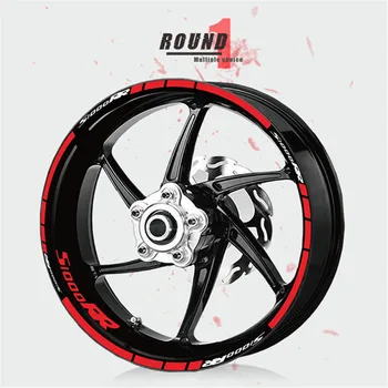 

MTKRACING for tire sticker stripe waterproof wheel sticker reflective sticker FOR BMW S1000RR S 1000RR S1000 RR