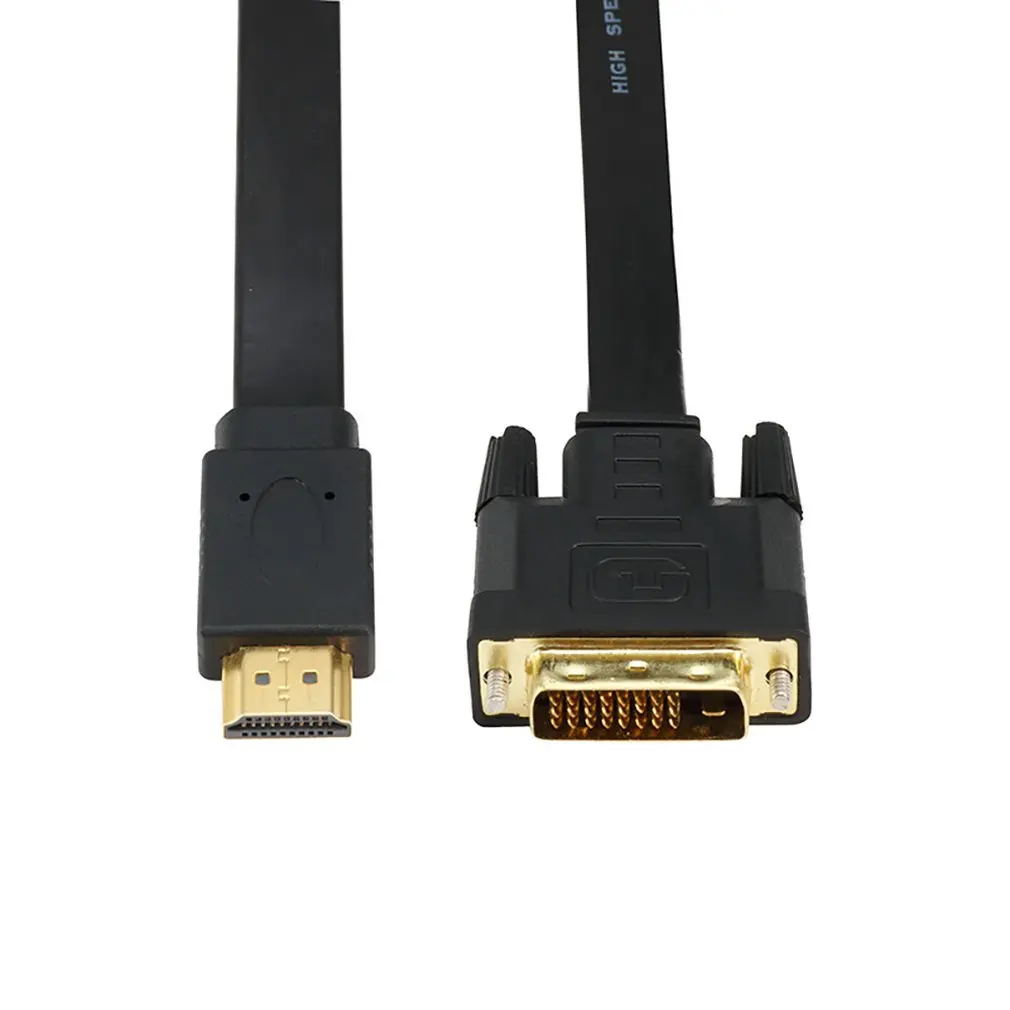 Профессиональный HDMI к DVI папа к 24+ 1 DVI-D папа адаптер видео кабель позолоченный 1080P для HDTV DVD проектор