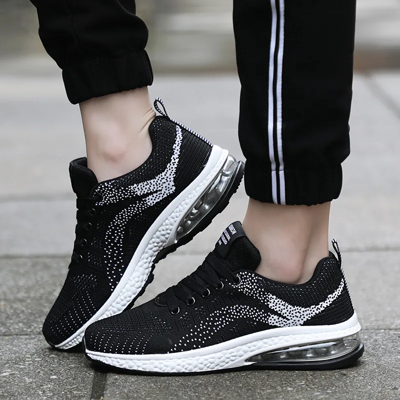 New Spring Summer Air Cushion Shoes Men's Sports Casual Mesh non-slip Breathable |