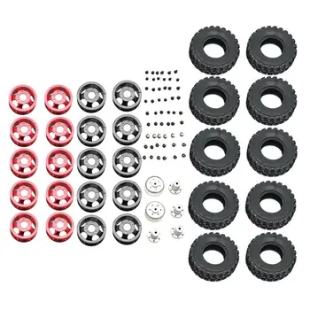 

Metal Wheel Rim with Rubber Tire for WPL C14 C24 B14 B24 B16 B36 Six Drive RC Car Spare Parts