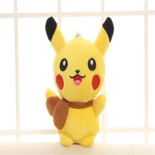 Качество 4-12 см высота ок. Мягкая игрушка, милый кот плюшевая игрушка кукла, Кот плюшевый брелок для ключей плюшевая игрушка кукла