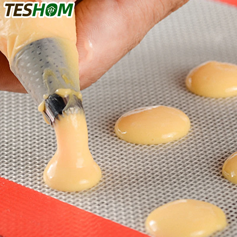 2 шт. Премиум антипригарный круглый многократного использования силиконовый