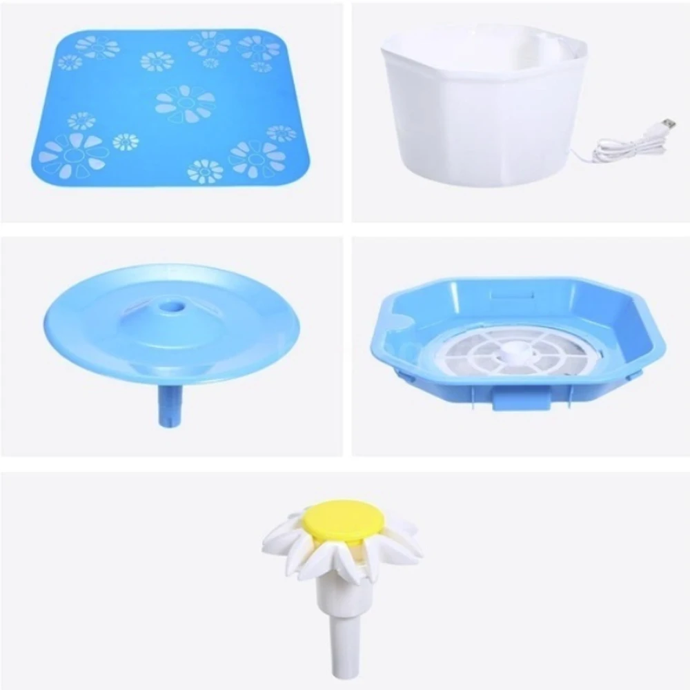Usb зарядка собака диспенсер для воды пластик Творческий питомец питьевой фонтаны Автоматическая циркуляция котенок гигиенический