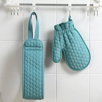

Wash Scrub Gloves&Bathing Belt Shower Strip for Back Exfoliating Washcloth Accessories Shower Brushes Scrubber Sponge Body Brush