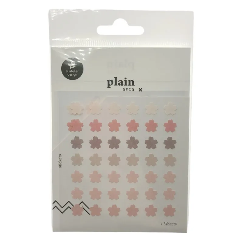 Cute Sakura Stickers Korea Origin Flower Petal Aesthetic Pink Sticker Scrapbooking Material Journal DIY Craft Supplies