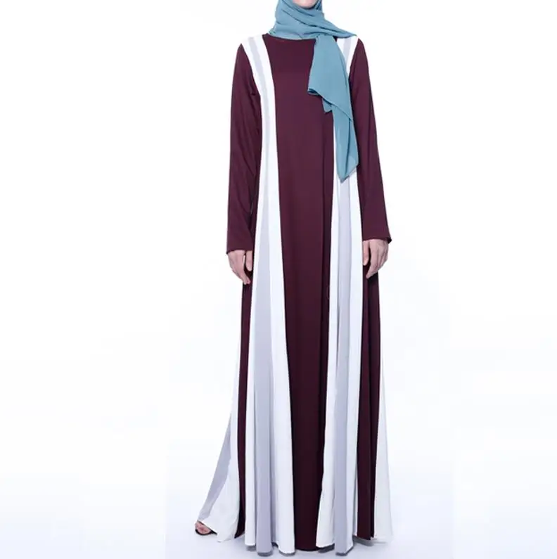 Red dress Черное Дубайский Мусульманский платье хиджаб Абая для женщин Caftan турецкие мусульманские платья молитвенная одежда Оман марокканский кафтан Djelaba - Цвет: Red dress