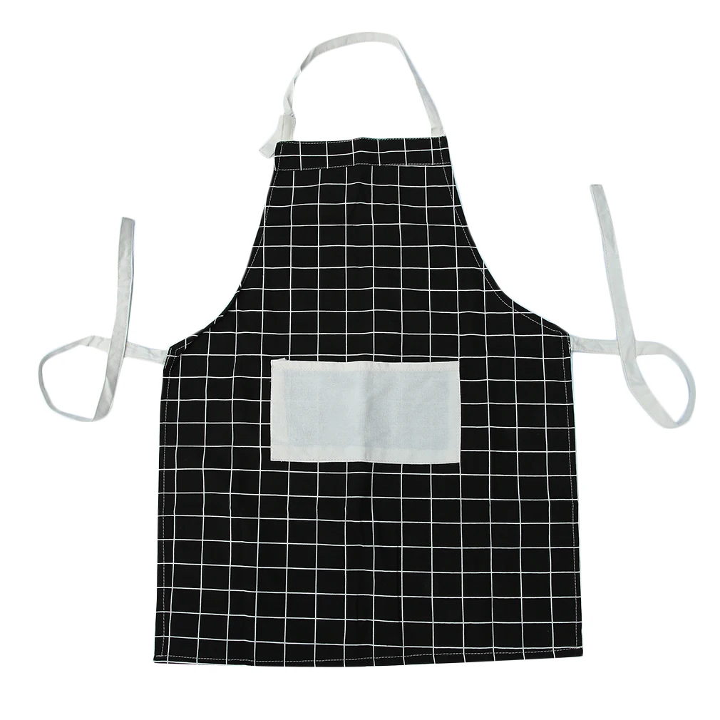 

2019 Durable Cotton Cooking Baking Aprons Kitchen Apron Restaurant Aprons For Women Home Sleeveless Apron High Quality