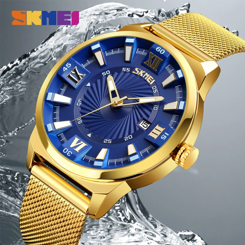 Comprar Reloj digital SKMEI para hombre, reloj deportivo de cuarzo, relojes  de lujo con correa de acero inoxidable para hombre