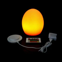 D12*H15cm Colorful LED Egg bar table lamp Break-resistant, rechargeable LED glowing egg night light for Christmas Free shipping 2015 fashion d15 h21 colorful changed rechargeable led egg lamp to fit tables of hotels and restaurants lampe de rable sans fil