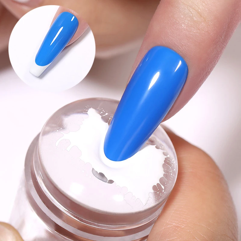 Transparent Nail Stamper With Scraper Jelly Silicone Stamp For French Nails Manicuring Kits Nail Art Stamping Tool Nail Art Tools