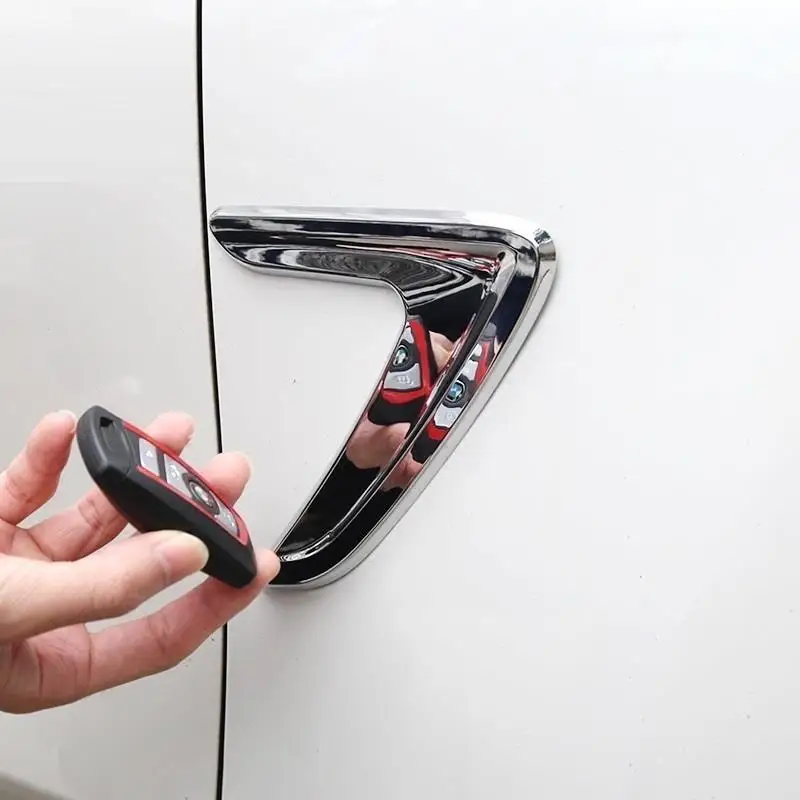  Auto Body Rear Panels Automobile Modified Chromium Car Styling Modification Decoration Covers 13 14