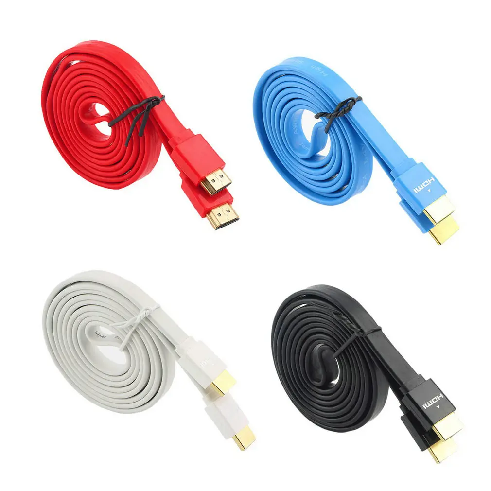 Профессиональный кабель HDMI 1,5 м/3 м/5 м позолоченный штекер 1080P 3D для HD тв компьютера Android tv кабель кабо HDM высшее качество