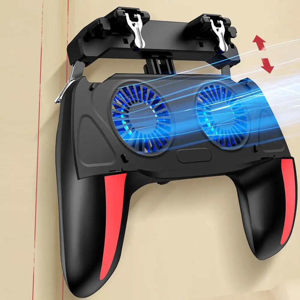  Universal Mobile Gmepads with 2500/5000mAh Power Bank 4 Fingers Trigger Phone Game Controller Game 