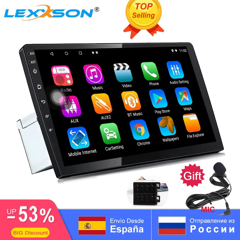 

2.5D IPS Screen RAM 2G universal 9" / 10" Android 8.1 Octa Core 1din Car Multimedia Player 1024x600 GPS RDS FM radio Mirror Link