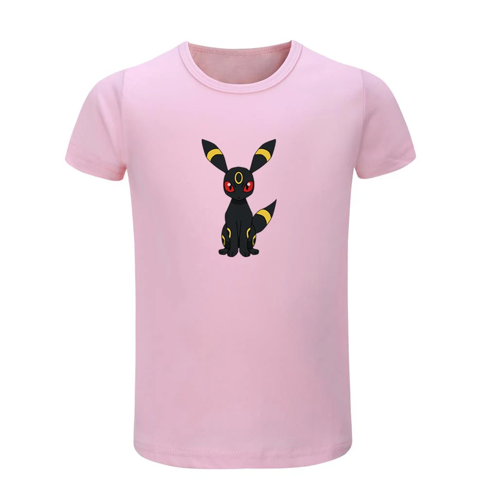Футболки с покемоном, Umbreon, Charmander, Bulbasaur, Squirtle, детские футболки с рисунком топы с короткими рукавами, рождественский подарок - Цвет: JeKP994D