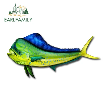

EARLFAMILY 13cm x 6.4cm Coryphaena Hippurus Decal Funny Car Styling Vinyl Graphic Window Bumper Decor Car Stickers