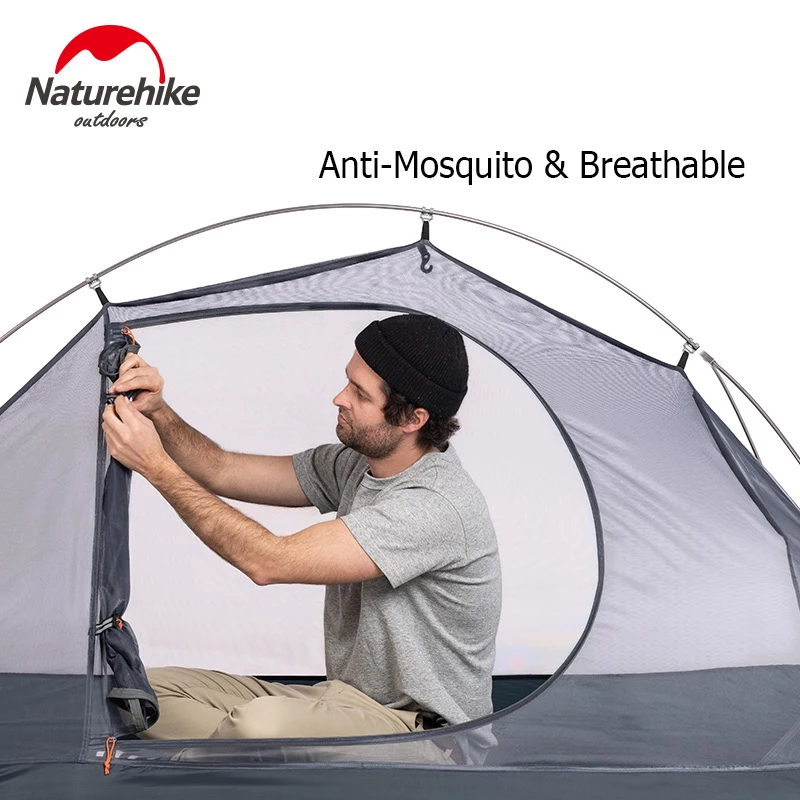 Naturehike Tent Single 1 Person Ultralight Cycling Tent Portable Waterproof Shelter Fishing Beach Outdoor Hiking Camping Tent