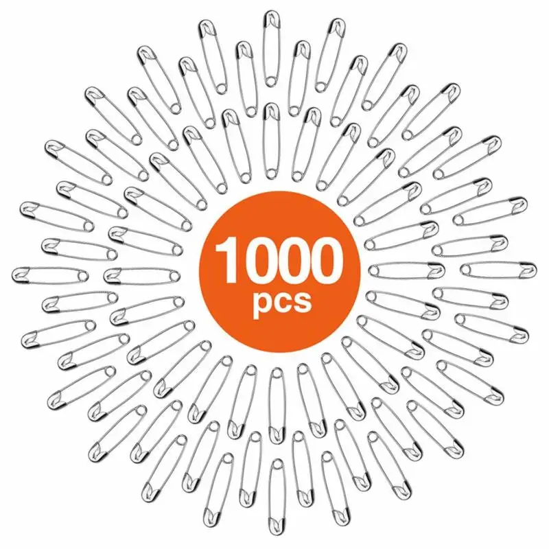 1000 упаковок, безопасные булавки, очень большие подгузники для шитья, рукоделие, бисероплетение, ювелирные изделия