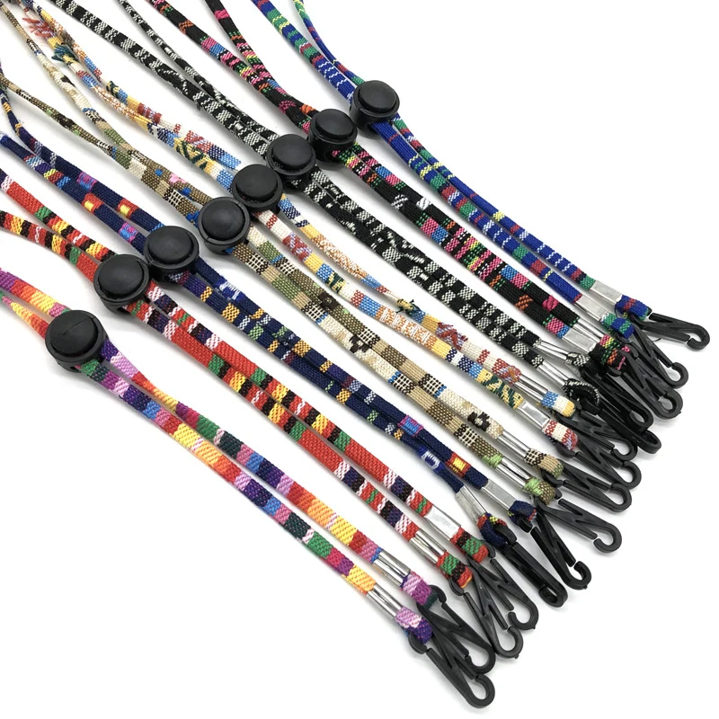 Cadena para gafas de lectura Retro, cadena para gafas de sol con cuentas, cordón para cuello, cadena para gafas, 7 colores