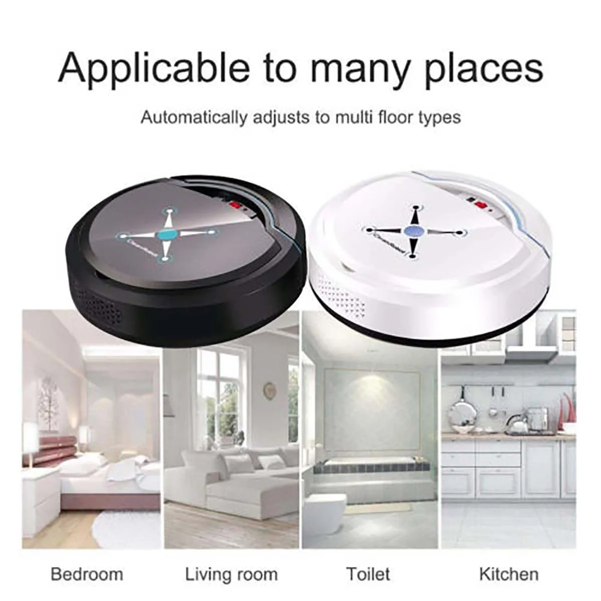 Rechargeable Auto Cleaning Robot Smart Sweeping Robot Floor Dirt Dust Hair Automatic Cleaner For Home Electric Vacuum Cleaners