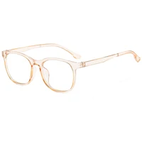 Lunettes d'ordinateur transparentes, monture PC, pour femmes et hommes, anti-lumière bleue, verres carrés, lunettes de protection optiques, lunettes rondes 3