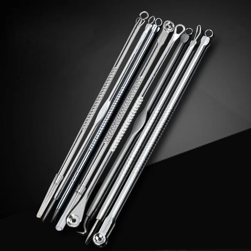 

8pcs Blackhead Remover Tool Acne Needles Blemish Pimple Spot Blackhead Extractor Needle Remover Tool Acne Face Cleansing LJ56