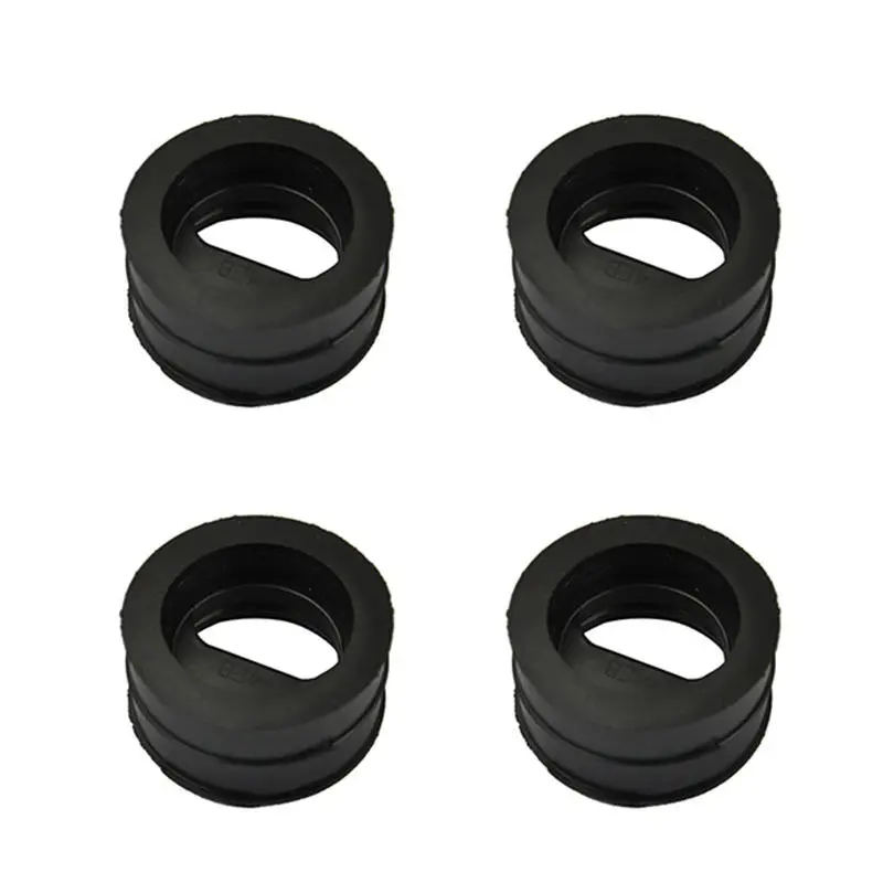 4pcs Motorcycle Carburetor Intake Joint Boots Manifold For Yamaha