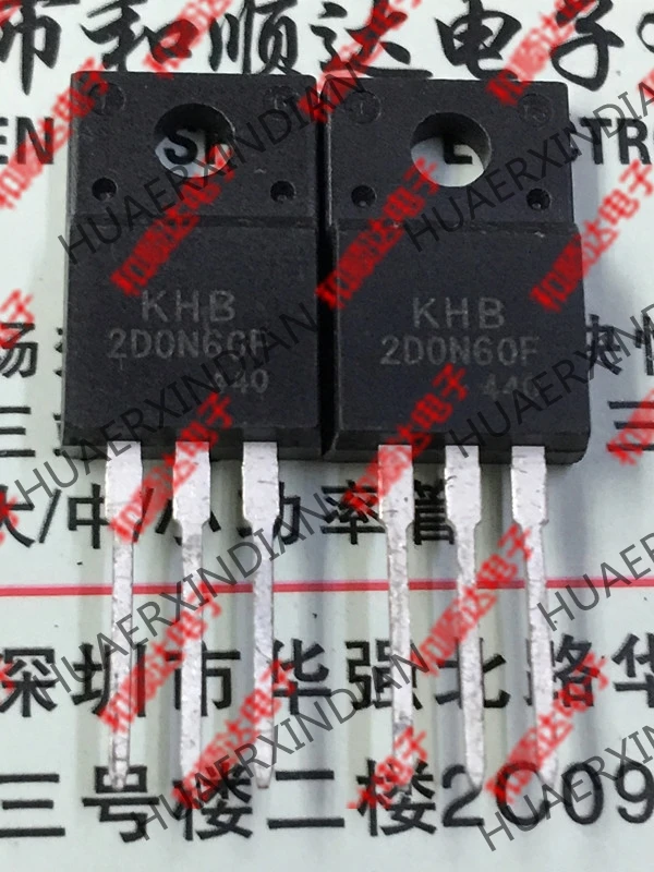 10 шт./лот и KHB2D0N60F KHB TO-220F
