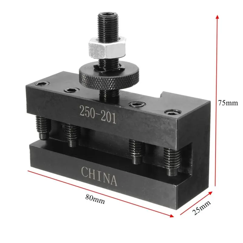 

10 -15" Quick Change CNC Lathe Tool Post Turning Facing Holder NO. 250-201 1/4- 5/8" Turning & Facing Tool Holder