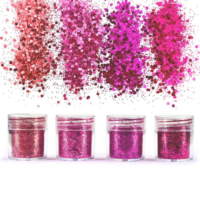 

4pcs/set Resin Jewelry Fills Mix In for Resin Crafts Festive Uv Resin Pigment Jewelry Making Bling Bling Sequins