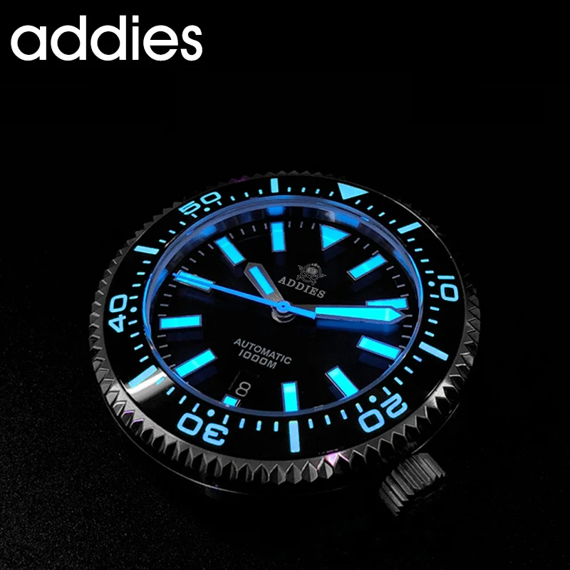 Addiesdive automatische Uhren 1000m Wasserdicht Mechanische 
