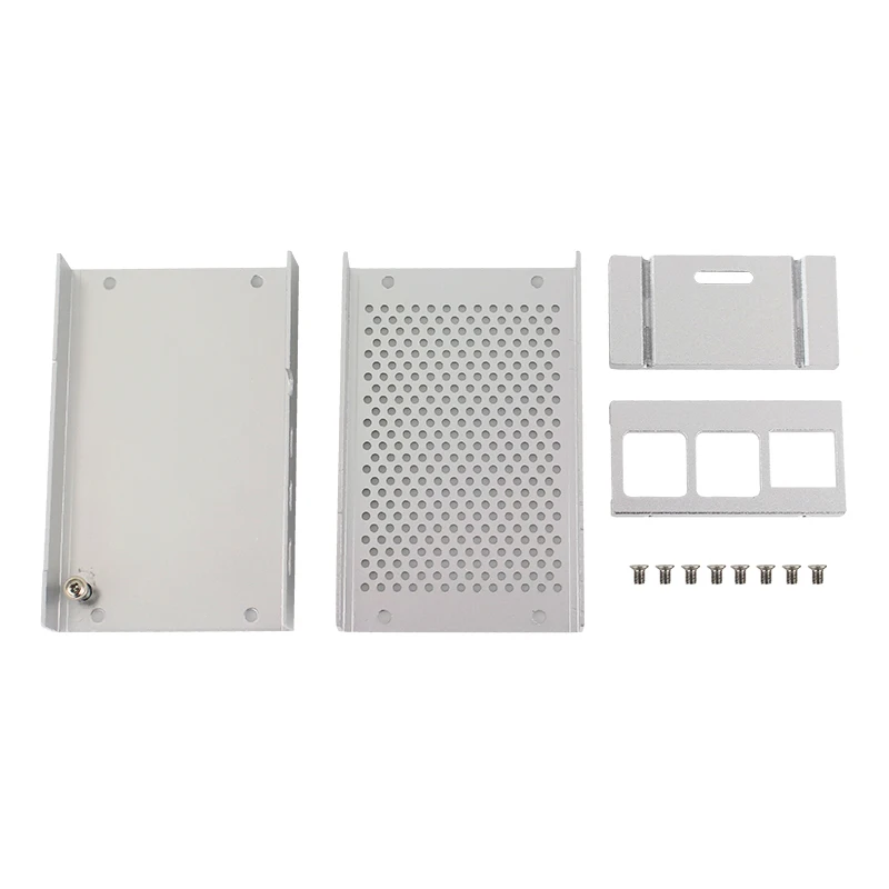 For Raspberry Pi 4 Aluminum Case, for Raspberry Pi 4 Metal Case with Cooling Fan and Heatsinks for Raspberry Pi 4 Model B