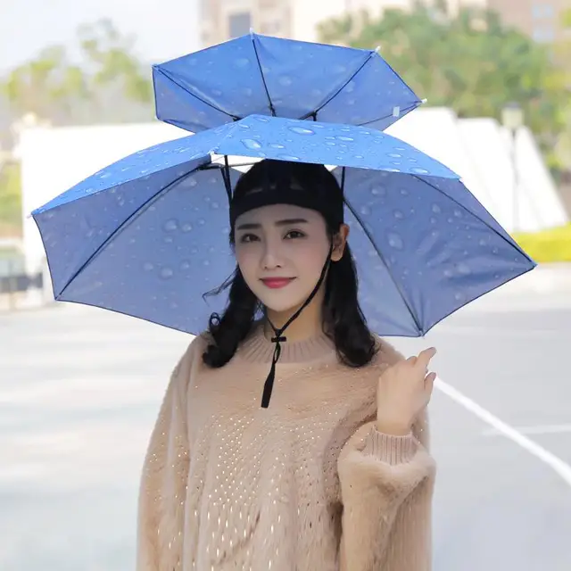 uv umbrella hat