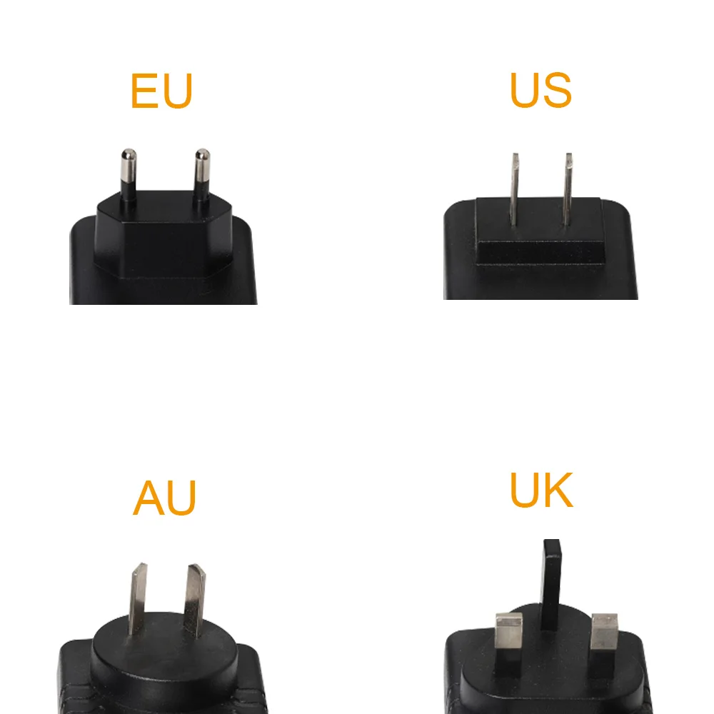 12V Светодиодные ленты Питание 2A 24 Вт Настенный 12В импульсный источник Питание для Светодиодные ленты света с 5,5/2,1 постоянного тока