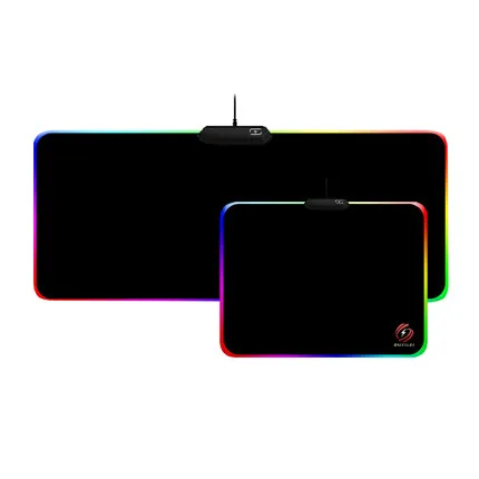 Yuzuoan игровой коврик для ноутбука с Бэтменом, большой коврик для мыши с RGB управлением, для геймера, XXL, коврик для мыши с нескользящим ковром, светодиодный коврик с цветным освещением, Настольный коврик для ПК