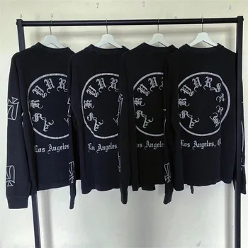 

Long Sleeve Askyurself Los Angeles LA 3D T-shirts Men Women Sanskrit Foaming Printing Top Tees Clothing