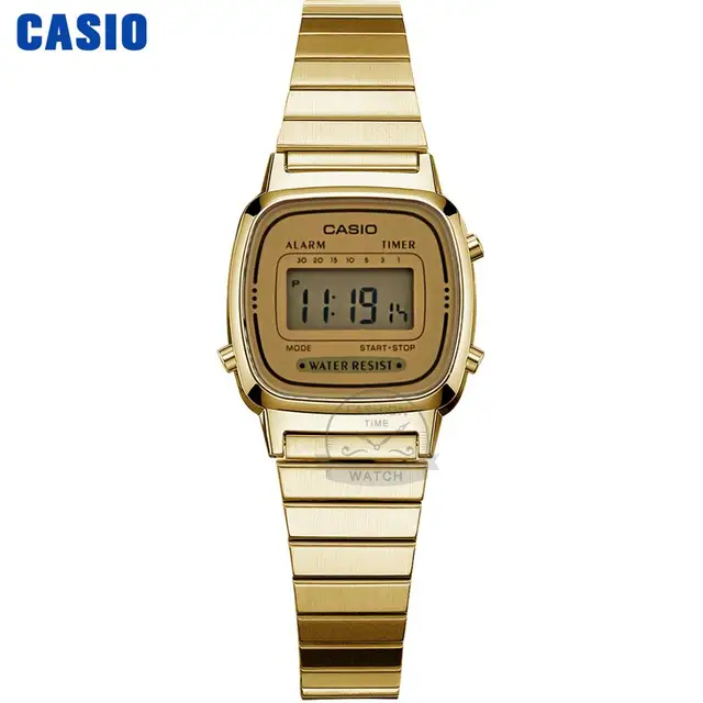 Casio watch gold women watches set brand luxury Waterproof Quartz watch women digital Sport ladies watch relogio feminino 68 LA670WGA9D