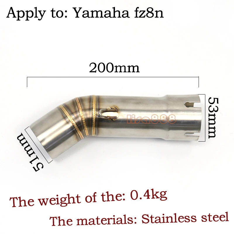 ETLIN Guarnizione Tubo Di Scarico Moto 37x44x3.5mm Per Yamaha FZ8, MT-09, WR250R E Modelli Fazer (2 Pezzi)