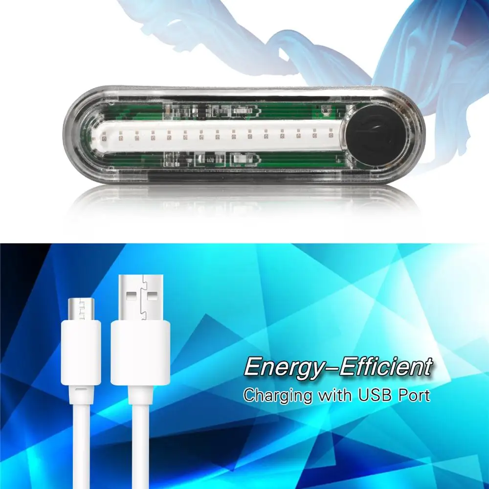 Dstyles USB Перезаряжаемый водонепроницаемый высокоинтенсивный задний светодиодный светильник велосипедный задний светильник