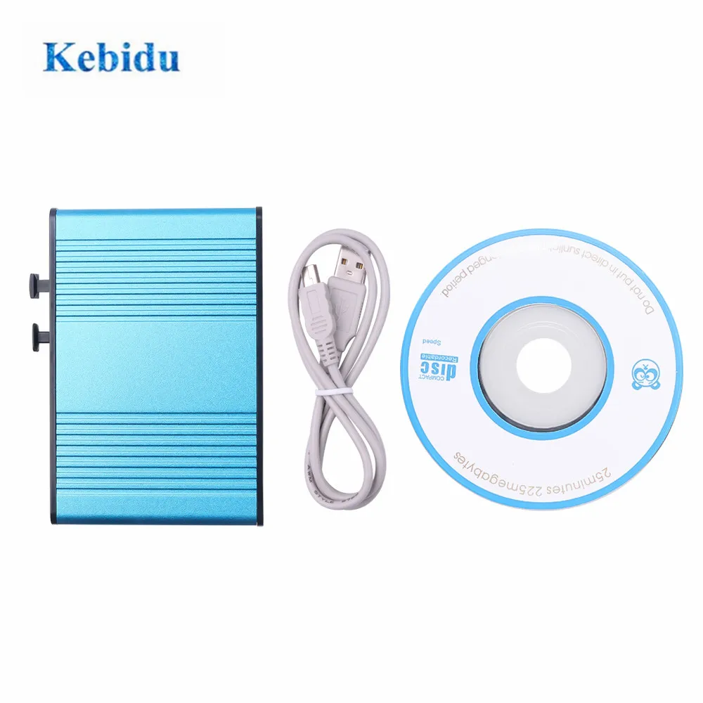 KEBIDU синяя 6 канальная внешняя звуковая карта 5 1 объемный звук USB 2 0 оптическая