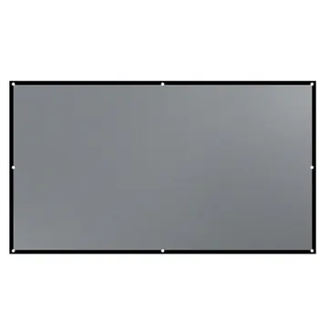 

Folding Projector Curtain Polyester Soft Simple Curtain Folding Movie Curtain Projector Home Outdoor Anti-light Curtain