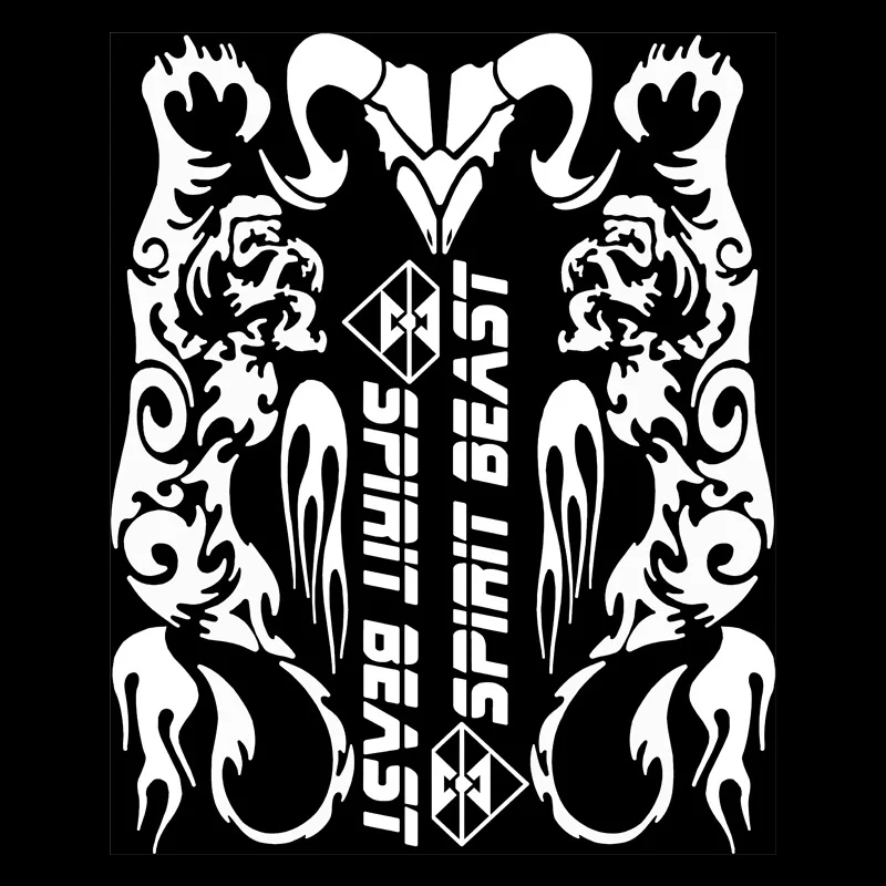 SPIRIT BEAST мотоциклетная наклейка Moto Feul Tank Pad rbike наклейка s Мотокросс Pegatinas протектор для универсальных - Цвет: BL401