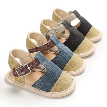 

Fashion Baby Boys Mixed Colors Summer Breathable Anti-Slip Shoes Sandals Toddler Soft Soled Shoes 0-18 Monthes 2020