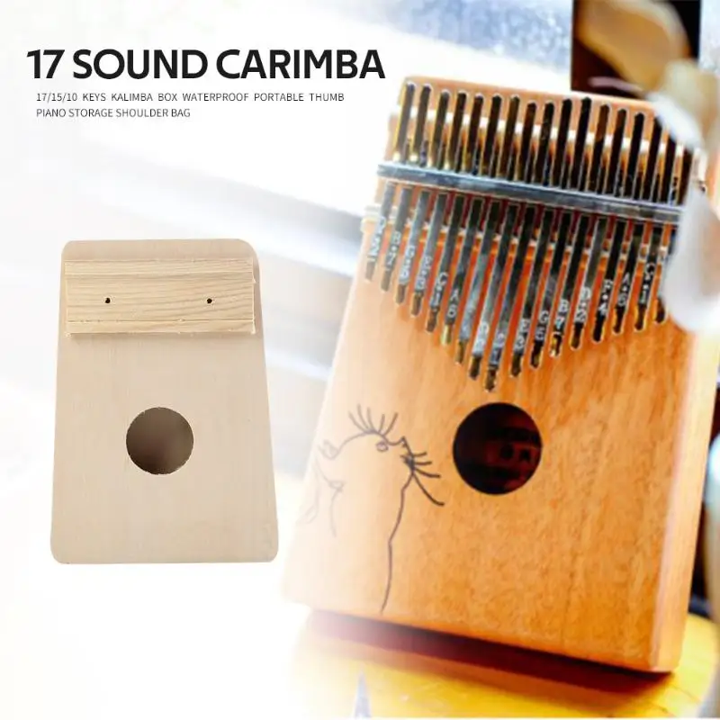 10 клавиш Kalimba DIY Kit липа тело большой палец пианино древесно-белый Африканский Традиционный музыкальный инструмент для начинающих детей