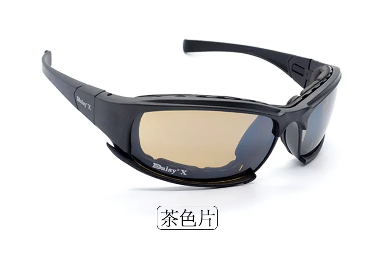 Тактические очки D a i s y военные ветрозащитные очки военные солнцезащитные очки с 4 линзами оригинальная коробка мужские очки для стрельбы Gafas